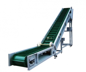 Large inclination belt conveyor