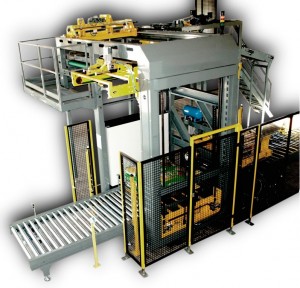 20-50kg Bags Auto Stacking Palletizer Machine Low Position Block Palletizer