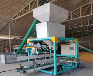 25kg Woven Bag Gravity Feeding Poultry Fodder Filling Packaging Machine