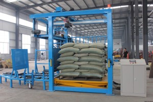 Customized Bag Palletizing Machine Rice Feed Grains Bag Stacker Fertilizer Bags Palletizer