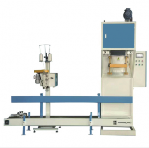 20 Kg 50 Kg Fertilizer Packing Machine Briquette Paper Bag Packing Equipment with Sewing Machine